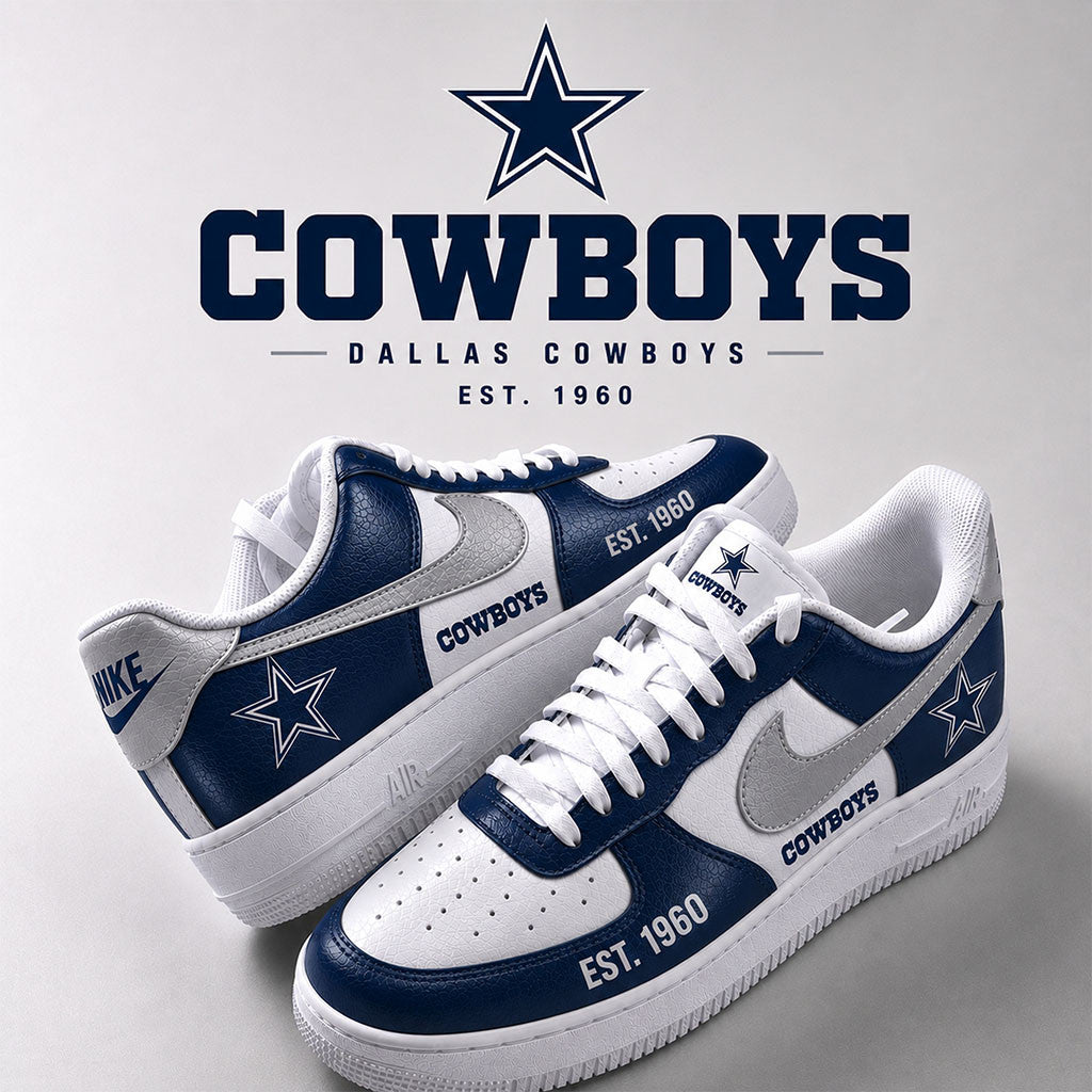 Dallas Cowboys 2026 Shoes Game Day Sneakers Dallas Cowboys Merch Football Fan Gifts - Merchluma