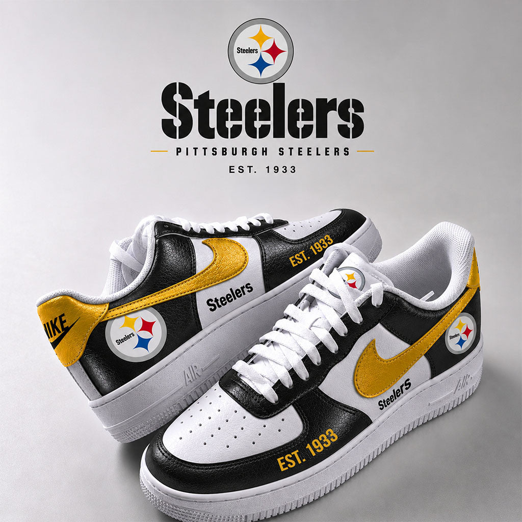 Pittsburgh Steelers 2026 Sneakers Gameday Shoes Pittsburgh Steelers Merch Football Fan Gifts - Merchluma