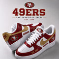San Francisco 49ers 2026 Sneakers Gameday Shoes SF 49ers Merch Football Related Gifts - Merchluma