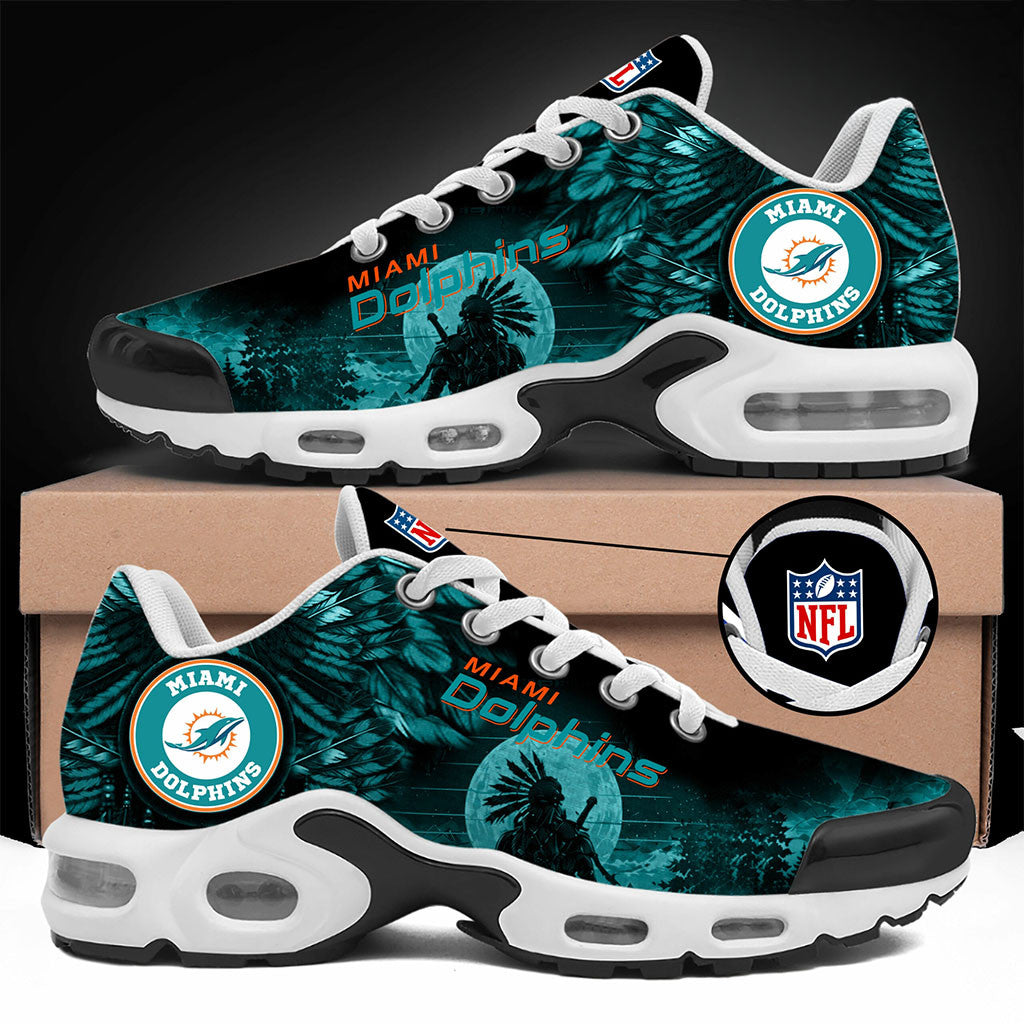 Miami Dolphins Native Spirit Heritage Shoes Sneakers 2026 Miami Dolphins Merch Fan Gifts - Merchluma