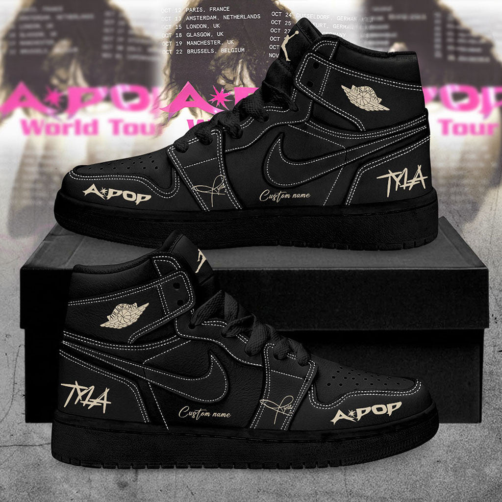 Personalised Tyla APOP World Tour 2026 Sneakers Tyla Merch Music Fan Merchandise Gift Ideas - Merchluma