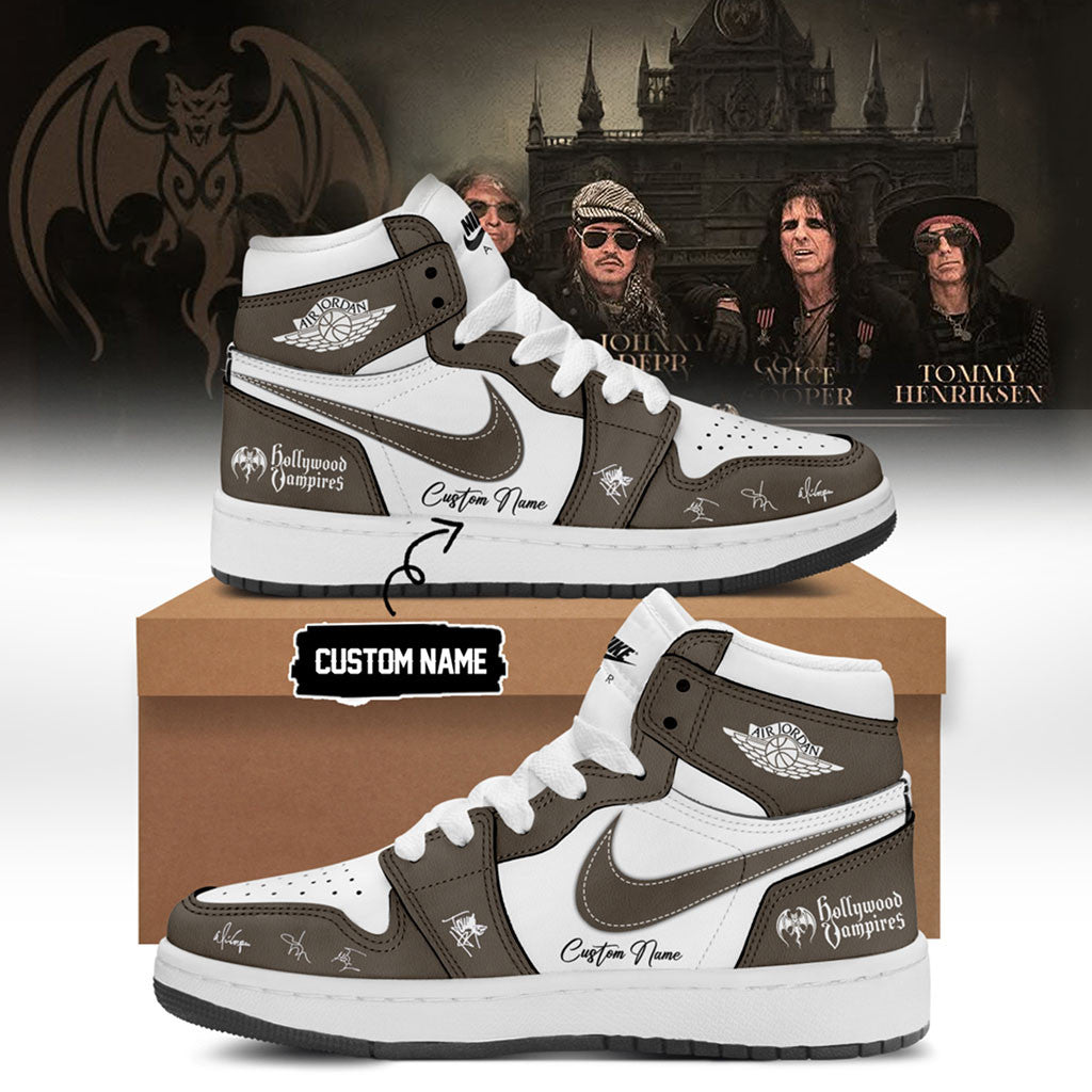 Personalised Hollywood Vampires World Tour 2026 Signed Sneakers Hollywood Vampires Merch Gifts - Merchluma