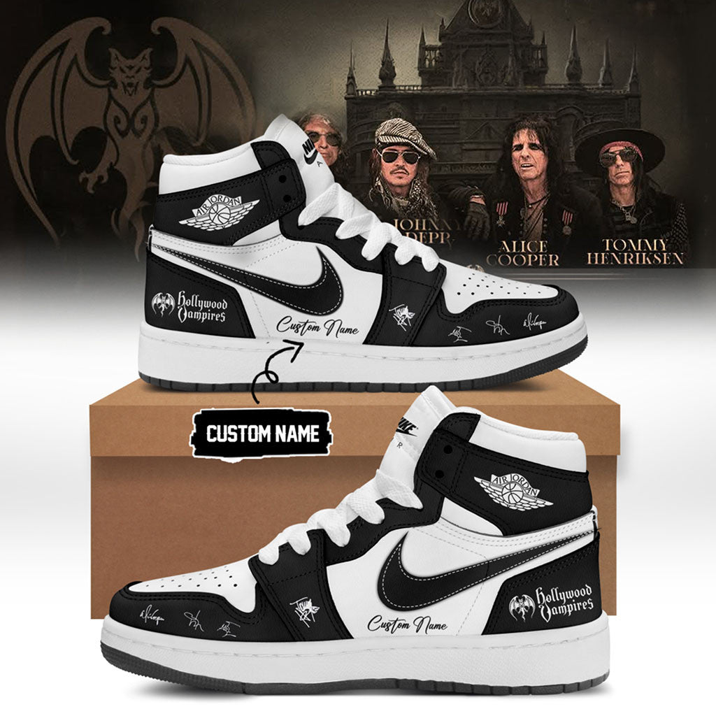 Personalized Hollywood Vampires Merch World Tour 2026 Signature Sneakers Best Gifts For Fans - Merchluma