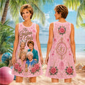 The Golden Girls TV Show Miami Florida 1985 Sleeveless Dress The Golden Girls Merch Women's - Merchluma