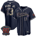 Atlanta Braves Merch X Nightmare Halloween Acuna Jr Baseball Jersey Gifts For Halloween - Merchluma
