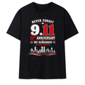Never Forget 911 25Th Anniversary We Remember 2001 2026 Shirt Patriot Day Shirts Gift Ideas - Merchluma