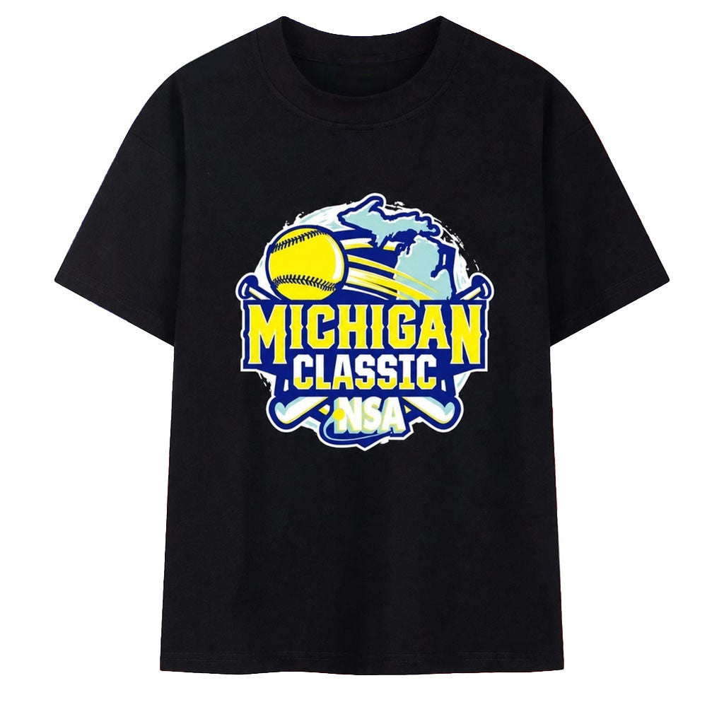 NSA Michigan Classic Merch Fastpitch Tournament Shirt Softball Apparel Gifts For Sport Lovers - Merchluma