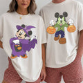 Mickey And Minnie Spooky Season Halloween Matching Couples Shirts Disney Halloween Merch - Merchluma