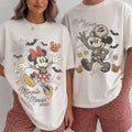 Mickey Minnie Spooky Season Halloween Matching Couple Shirts Halloween Apparel Gifts - Merchluma