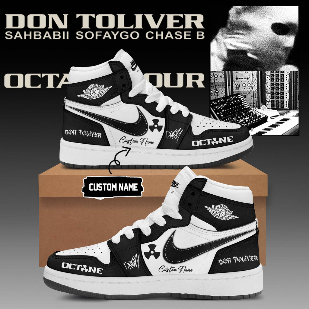 Personalized Don Toliver Octane Tour Signed Shoes Don Toliver Tour Merch Sneakers Fans Gifts - Merchluma