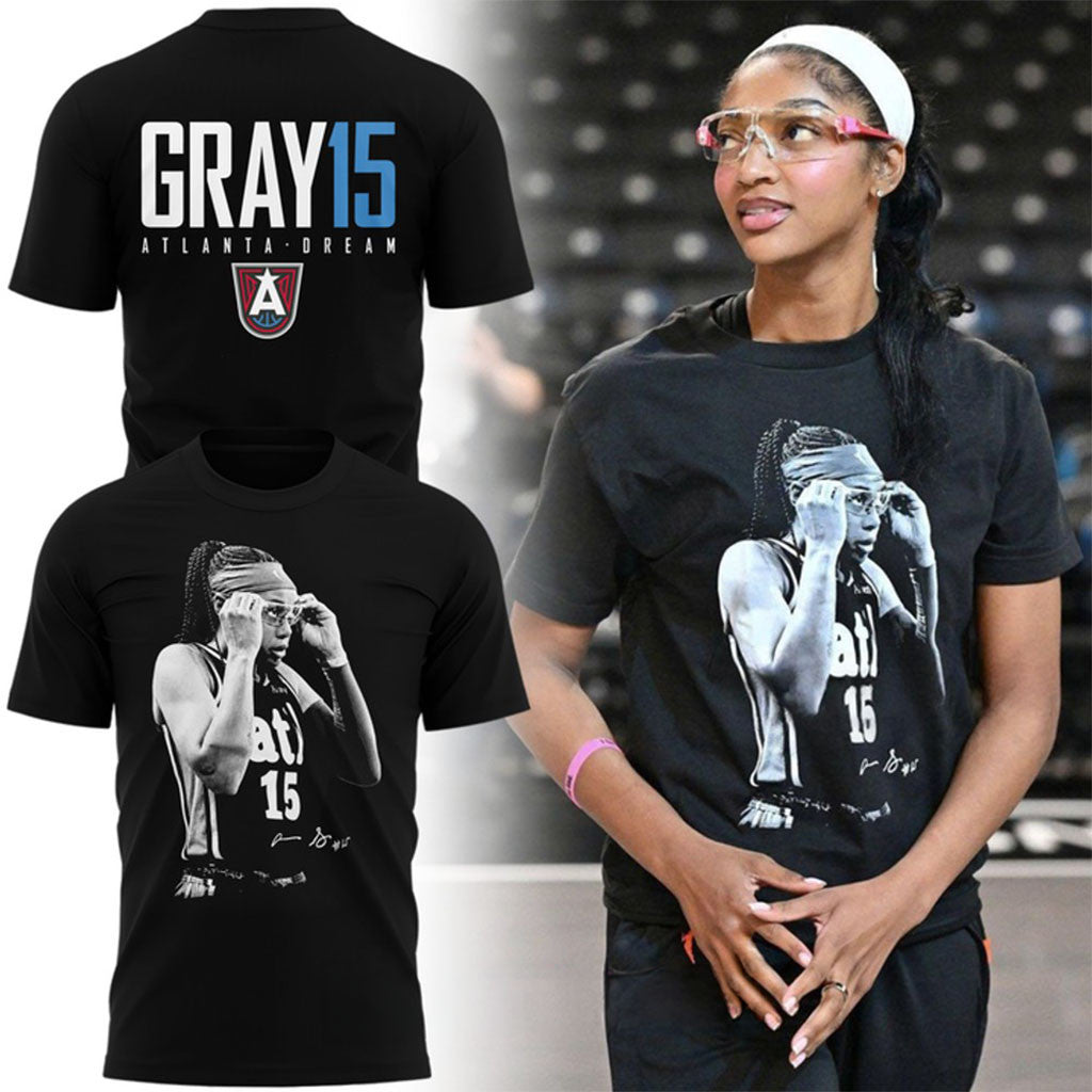 Atlanta Dream Merch X GRAY 15 Shirt WNBA Allisha Gray Graphic Shirt Dream Lovers Gifts - Merchluma