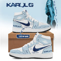 Personalized Karol G No Me Arrepiento De Sentir Tanto Signed Shoes Karol G Tour Merch Fans Gift - Merchluma