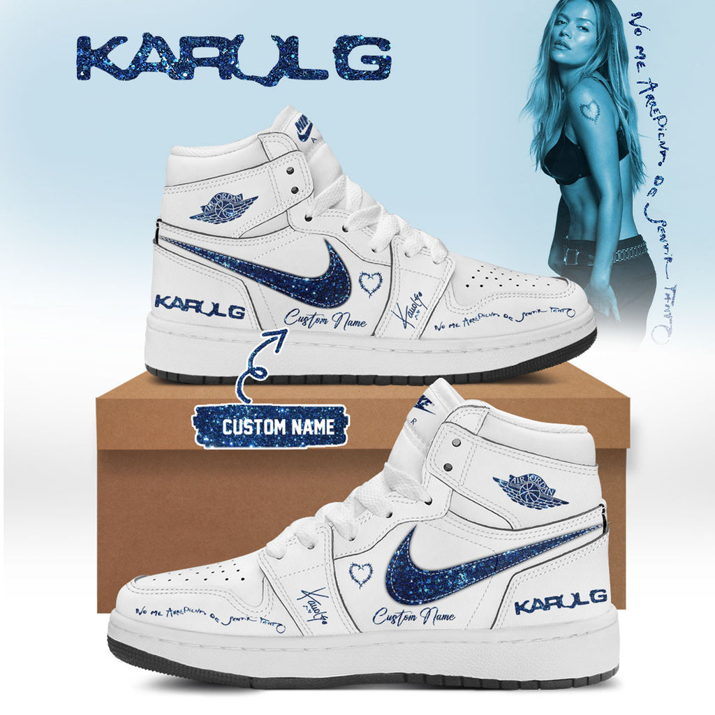 Custom Karol G No Me Arrepiento De Sentir Tanto Shoes Karol G Personalized Shoes Gifts Ideas - Merchluma