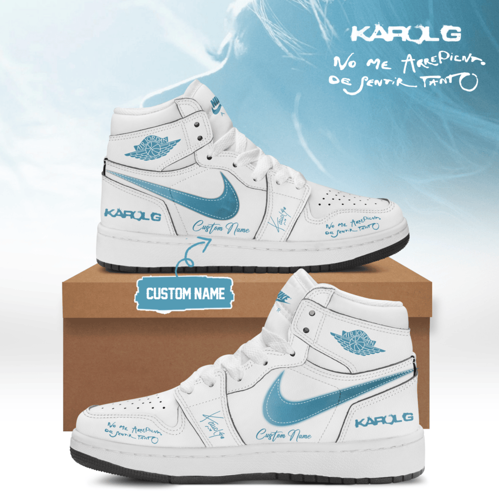 Custom Karol G No Me Arrepiento De Sentir Tanto Shoes Karol G Personalized Sneakers Gifts - Merchluma