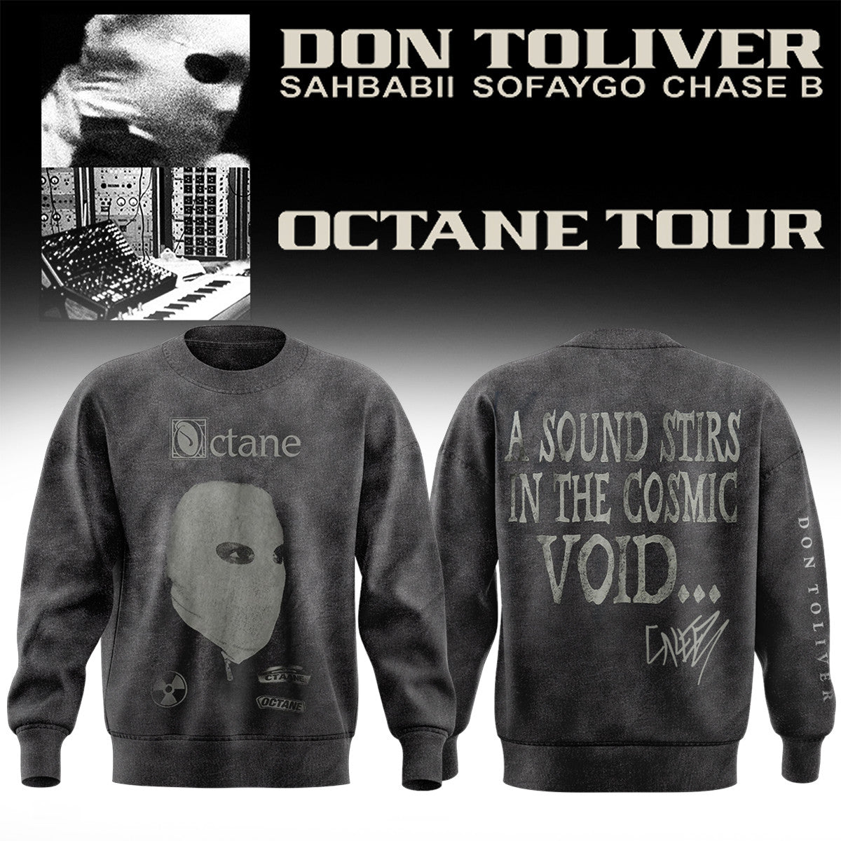 Don Toliver Octane Tour Merch A Sound Stirs In The Cosmic Void Sweatshirt Fans Gifts - Merchluma