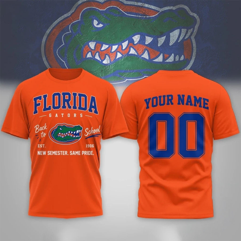 Personalized Florida Gators NCAA Campus Pride Back To School 2026 Shirt Florida Gators Merch - Merchluma