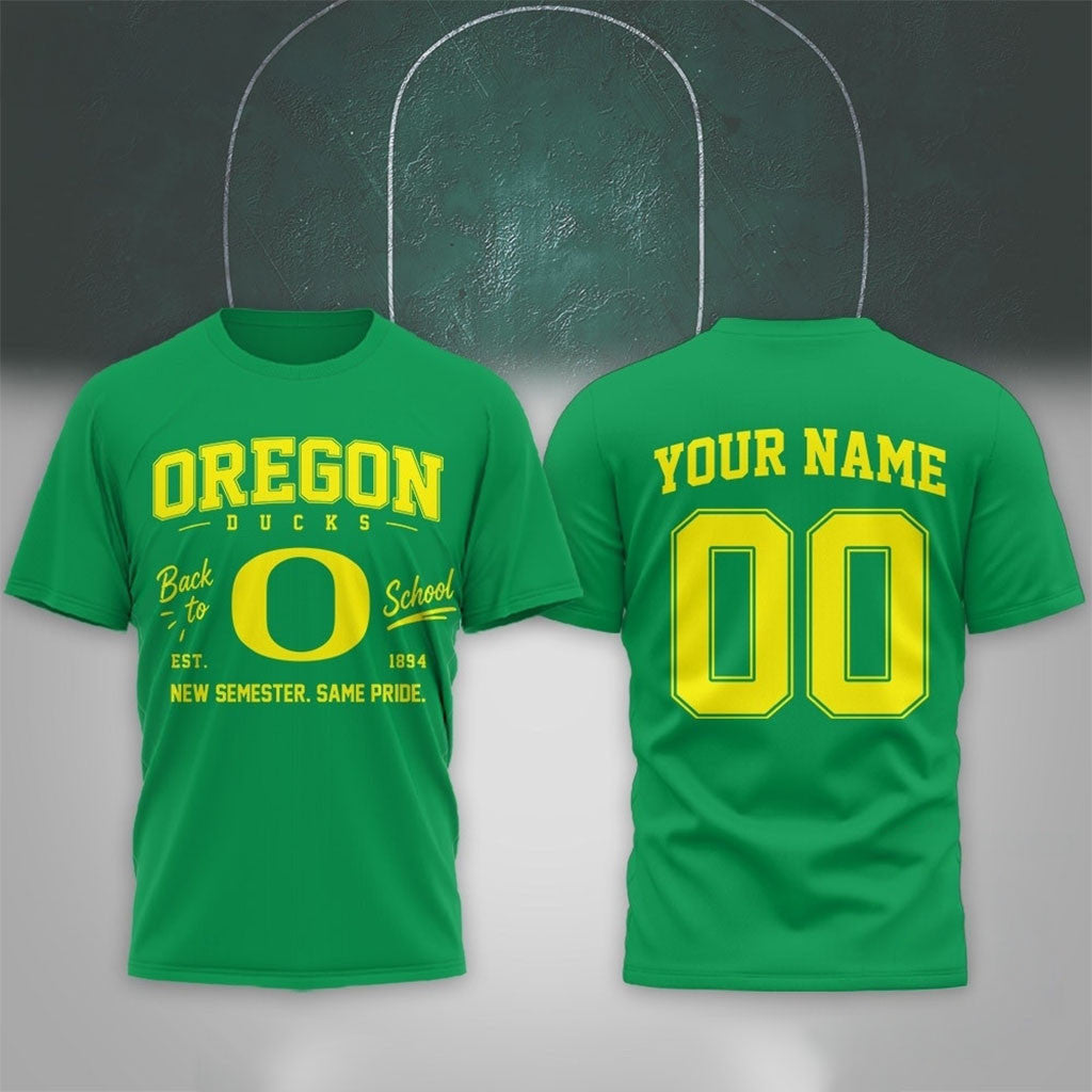 Personalized Oregon Ducks NCAA Campus Pride Back To School 2026 Shirt Oregon Ducks Merch - Merchluma