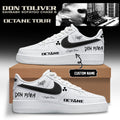 Personalized Don Toliver Octane Tour Signed Sneakers Custom Don Toliver AF1 Music Lovers Gifts - Merchluma