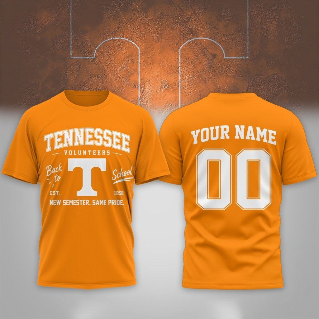 Personalized Tennessee Volunteers Merch NCAA Campus Pride Back To School 2026 Shirt - Merchluma