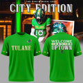 Tulane Green Wave Merch 2026 City Edition Green Shirt Tulane Green Wave Mardi Gras Pride Shirt - Merchluma