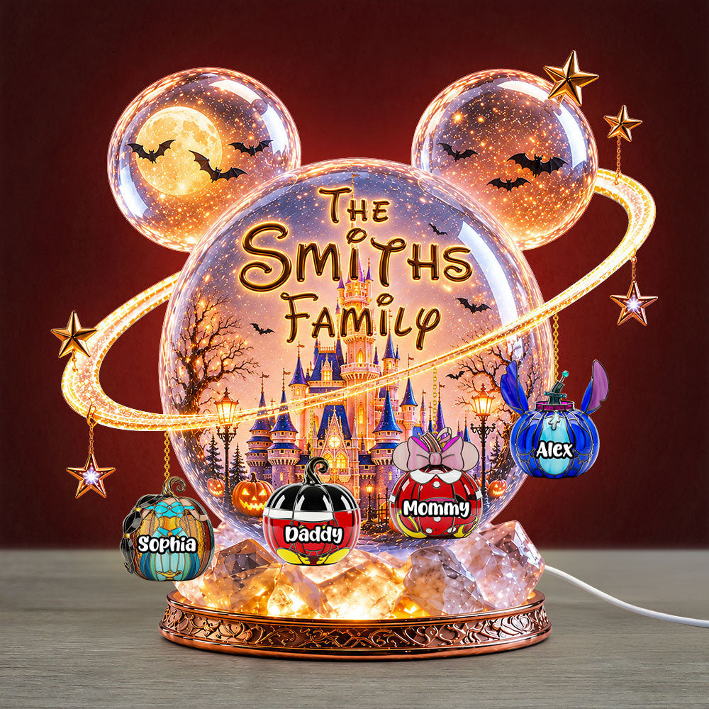 Personalized Fantastical World Acrylic Light Box Disney World Light Box Halloween Gifts - Merchluma