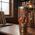 ACDC High Voltage Rock N Roll Tumbler ACDC Gears Tumbler Cool Gifts For Music Lovers - Merchluma