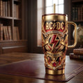 ACDC High Voltage Rock Royalty Tumbler Rock Band Retro Tumbler ACDC Fans Gifts - Merchluma