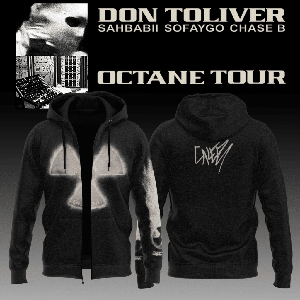 Don Toliver Octane Tour Signature Zip Hoodie Don Toliver Concert Apparel Gifts For Girlfriend - Merchluma