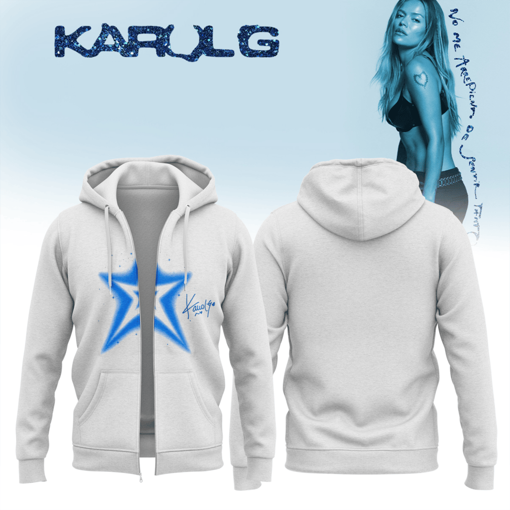 Karol G No Me Arrepiento De Sentir Tanto Zip Hoodie Karol G Merch Music Lovers Gifts - Merchluma