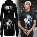 Atlanta Dream Merch X GRAY 15 Hoodie Angel Reese GRAY 15 Hoodie Gifts For WNBA Lovers - Merchluma