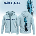 Karol G No Me Arrepiento De Sentir Tanto Signed Zip Hoodie Karol G Tour Clothes Fans Gifts - Merchluma