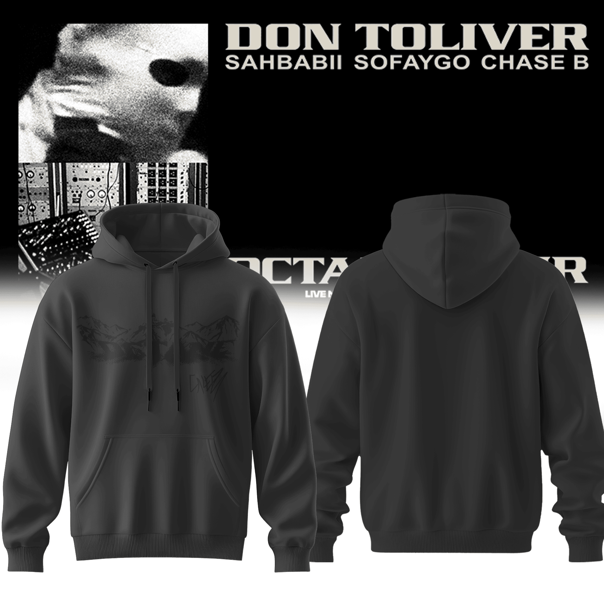 Don Toliver Octane Tour Signed Hoodie Concert Attire Rock Don Toliver Lovers Presents - Merchluma