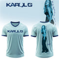 Karol G Merch No Me Arrepiento De Sentir Tanto Signed V-Neck Shirt Karol G Concert Clothes - Merchluma