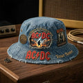Personalized ACDC 53rd Anniversary 1973 2026 Bucket Hat ACDC Merch Gifts For Rock Lovers - Merchluma