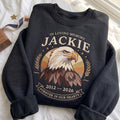 Fly Free Jackie Big Bear Eagle Memorial Sweatshirt Jackie The Eagle Tribute Sweatshirt Gifts - Merchluma