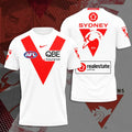 Sydney Swans 2025 Heritage Guernsey Shirt Sydney Swans FC Merch Rules Football Lovers Gifts - Merchluma