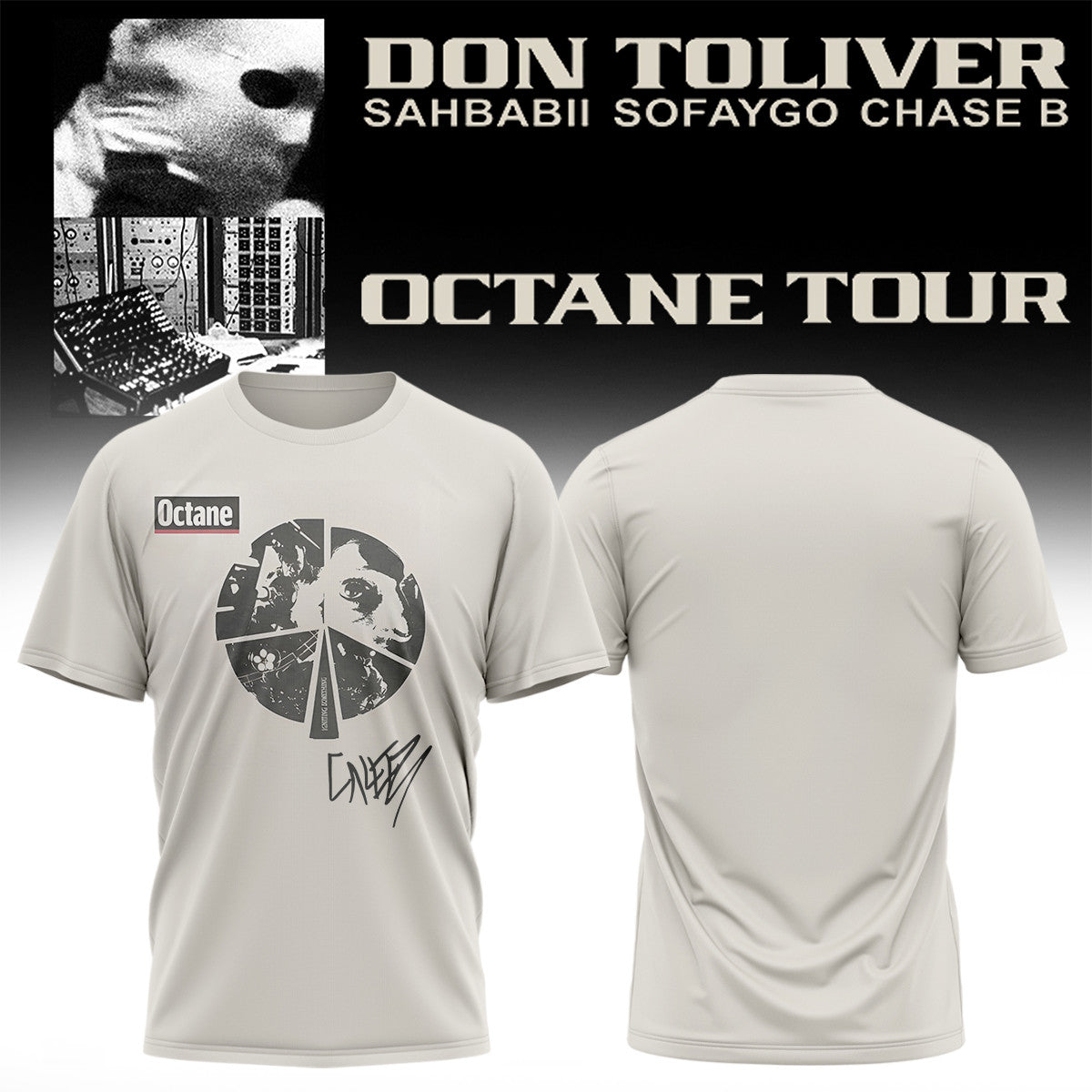 Don Toliver Octane Tour Merch Signed Shirt Don Toliver Tour Clothing Hip Hop Lovers Gifts - Merchluma
