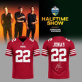Personalized San Francisco 49ers Merch X Jonas Brothers 2026 Halftime Show Football Jersey - Merchluma