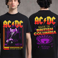 ACDC Vancouver BC Canada 2026 Event T-Shirt ACDC Merch Best Gifts For Music Lovers - Merchluma