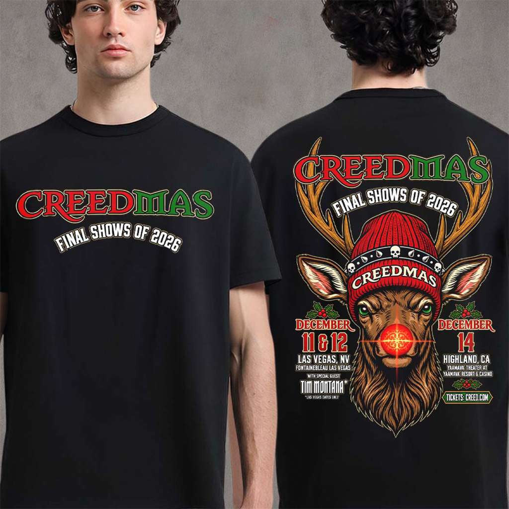 Creed Creedmas Final Shows Of 2026 T-Shirt Creed Merch Gifts For Rock Fans - Merchluma