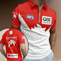 Sydney Swans FC 2026 Indigenous Guernsey Zip Polo Shirt AFL Sydney Swans Merch Present For Fans - Merchluma