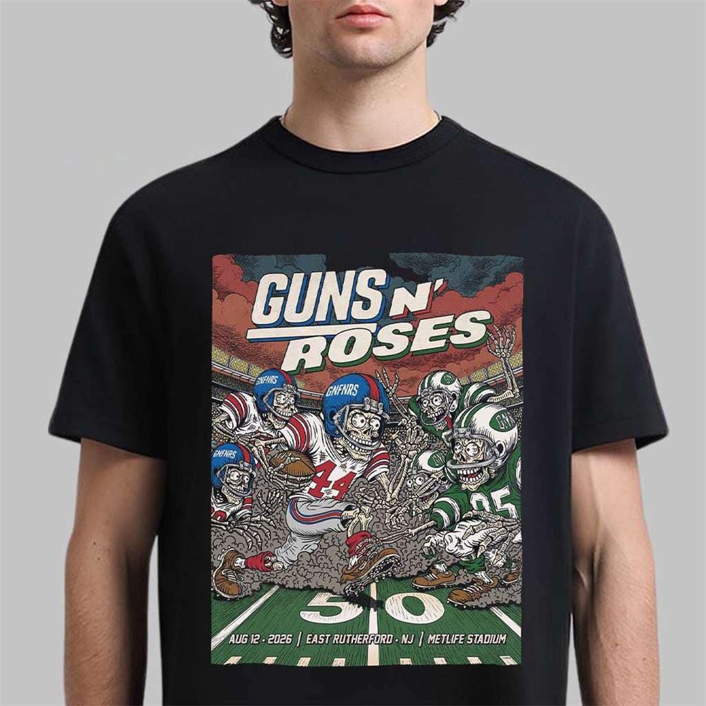 Guns N Roses Merch East Rutherford New Jersey 2026 Event Shirt Gift Ideas For Music Lovers - Merchluma