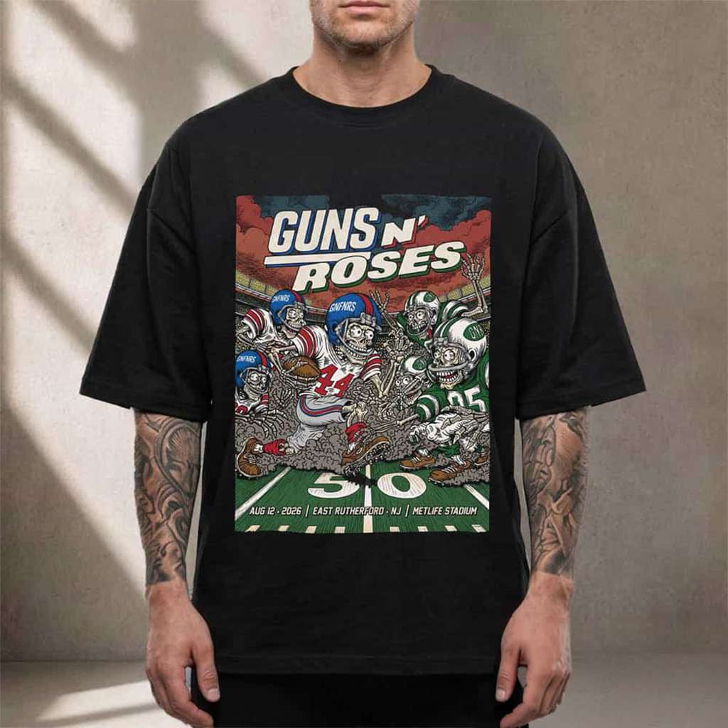 Guns N Roses MetLife At MetLife Stadium 2026 T-Shirt Guns N Roses Merch Gifts For Fans - Merchluma