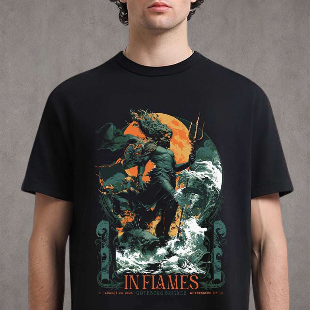 In Flames Gothenburgh Sweden 2026 Shirt In Flames Merch Cool Gifts For Music Lovers - Merchluma