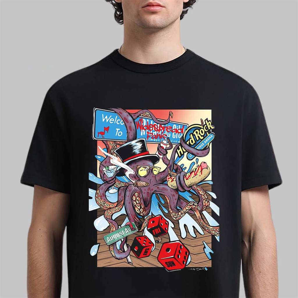 Widespread Panic Atlantic City NJ 2026 Event The Octopus T-Shirt Widespread Panic Merch - Merchluma