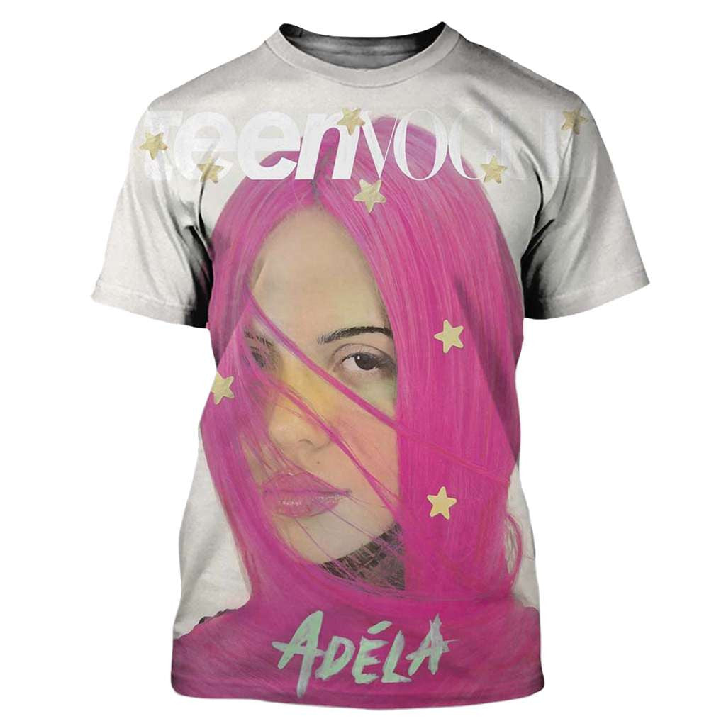 Adela Graces The Cover Of Teen Vogue T-Shirt Adela Merch Best Gifts For Music Lovers - Merchluma