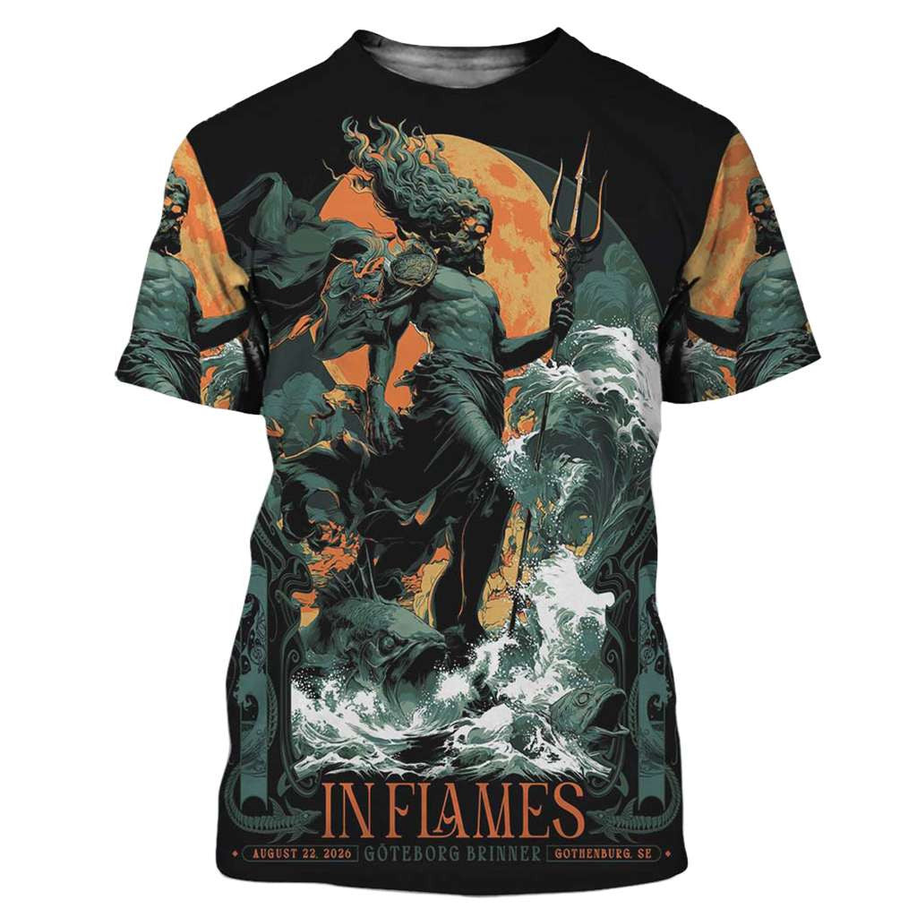 In Flames Gothenburgh Sweden 2026 Shirt In Flames Merch Music Related Gifts For Guys - Merchluma