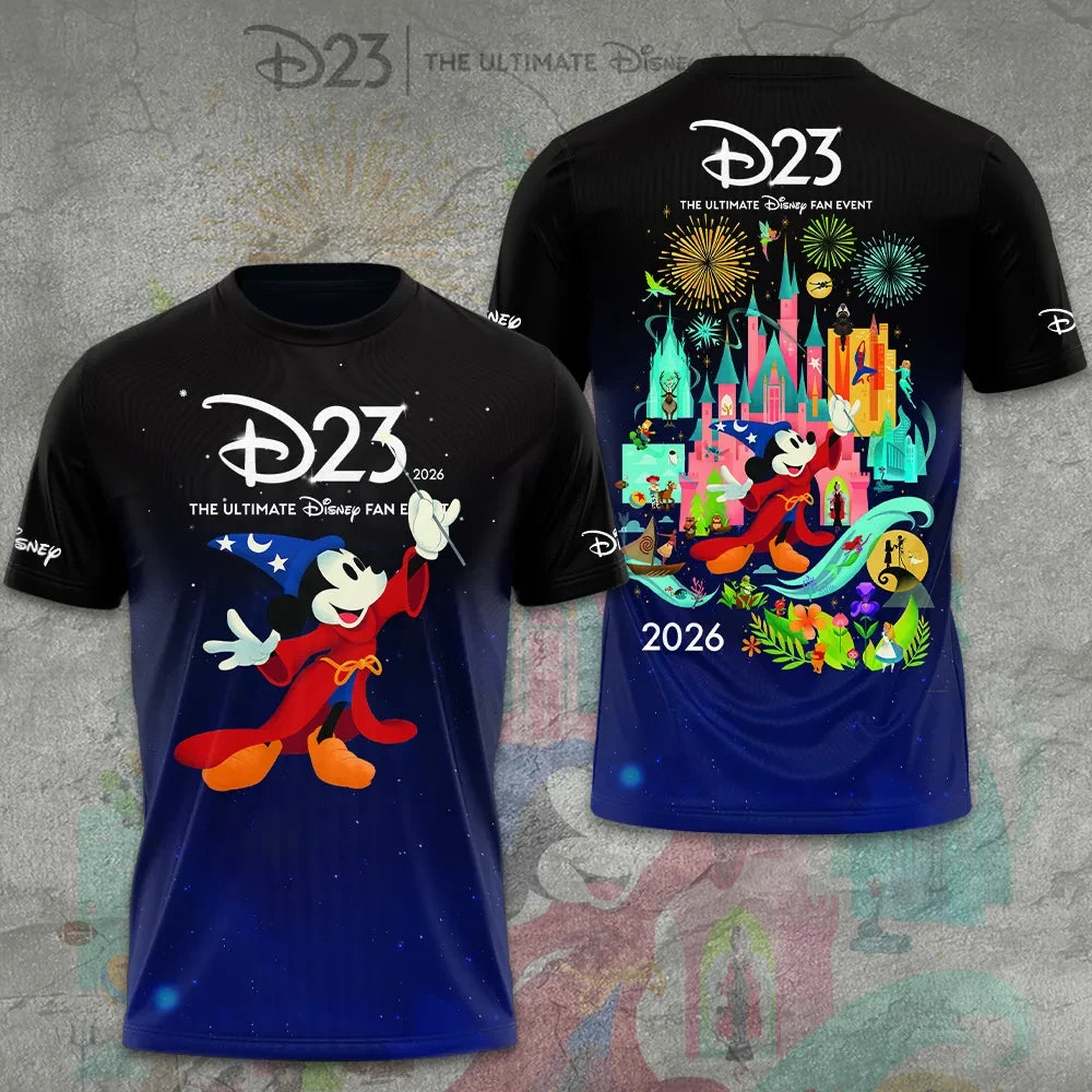 D23 The Ultimate Fan Event 2026 T-Shirt Mickey Castle Event Shirt Gift For Brothers - Merchluma