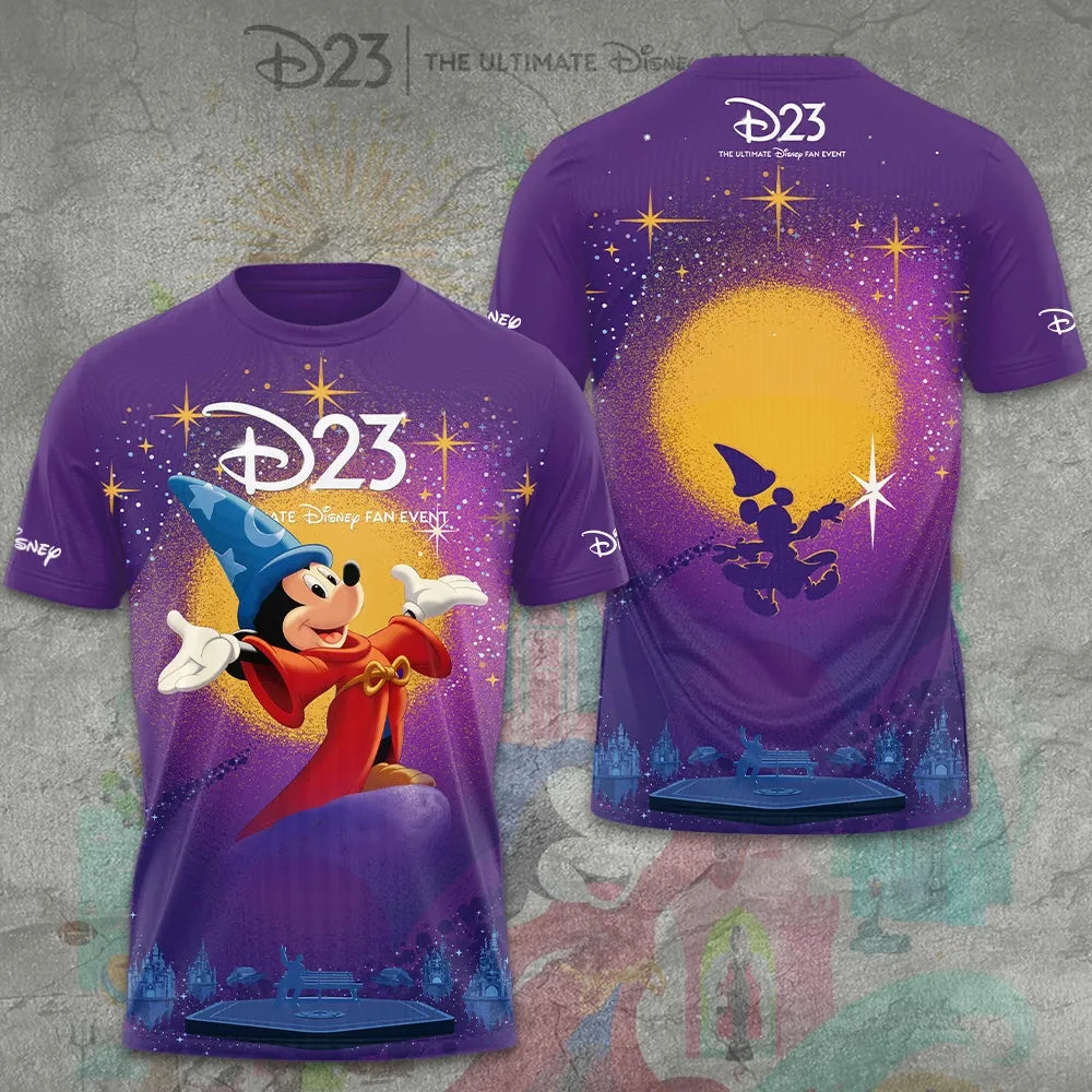 D23 The Ultimate Fan Event 2026 T-Shirt Magical Fantasy Mickey Shirt Gift For Family Vacation - Merchluma