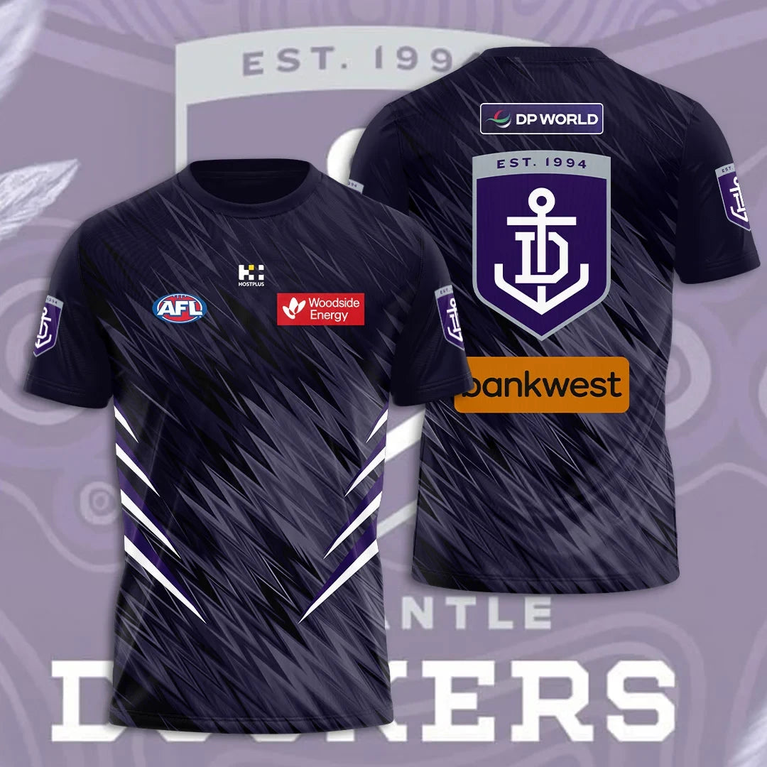 Fremantle Dockers 2026 Stealth T-Shirt Fremantle Dockers Merch Present For Football Fans - Merchluma
